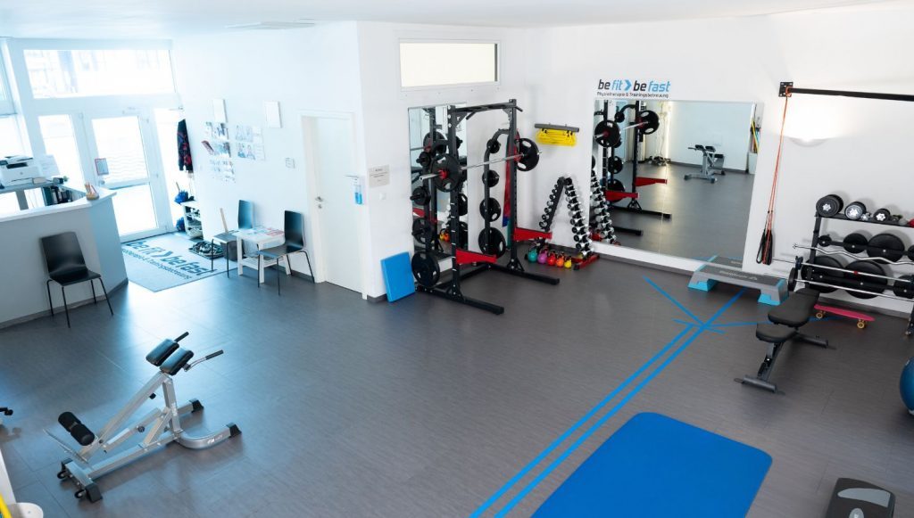 be fit > be fast Trainingsraum be fit > be fast Trainingsraum